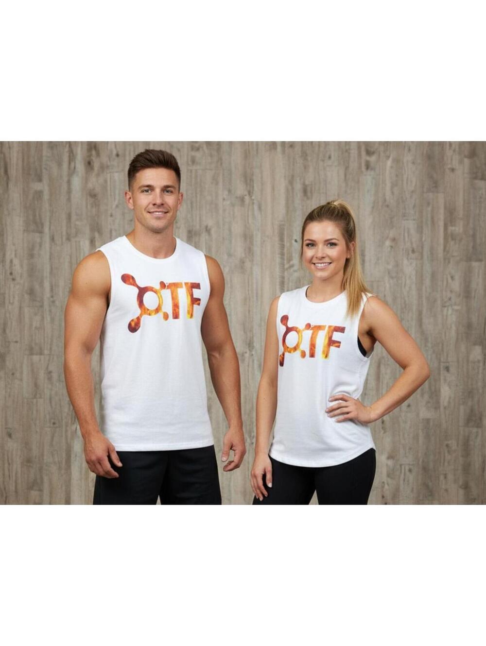 New With Tags Men’s Size Medium Orange Theory Fitness OTF Muscle Tank Top